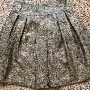 Tapemeasure Metallic Skirt